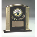 Gold Roman Column Award w/ Black Center - 7"